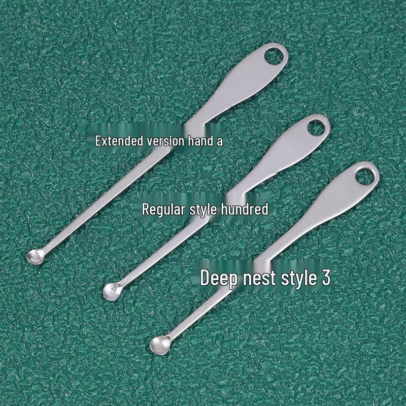 Luminous Stainless Steel Ear Pick Set