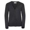 Russell Collection Ladies/Womens V-neck Knitted Cardigan