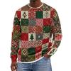 Men's Christmas Neck Pullover Sweatshirt