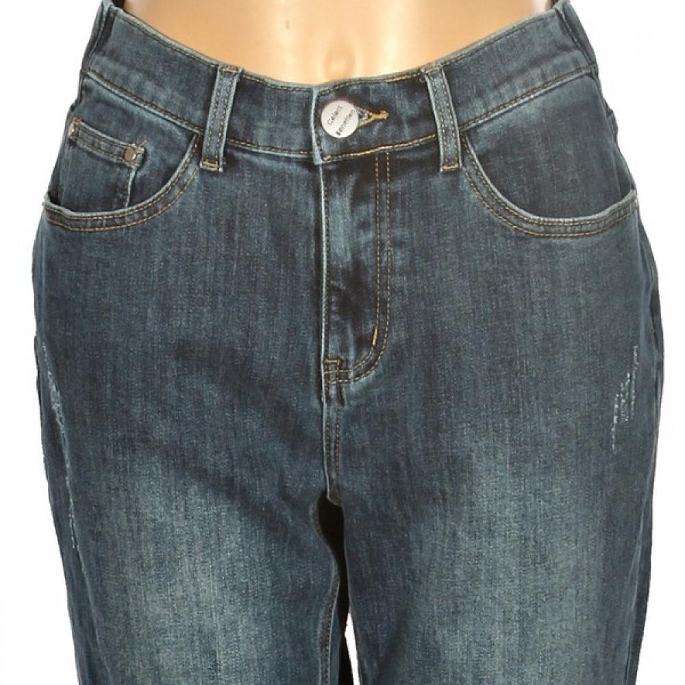  Benetton  Benetton Back Lettering Embroidered Baggy Denim Pants Badpa6441 Ny