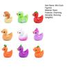 9 Pcs Funny Vegetable Duck Figurines Resin Tiny Duck Sculpture Cute Eggplant Pumpkin Onion Mini Duck Statue for Home Office Desktop Car Dashboard