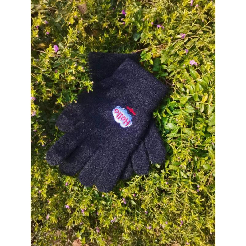 

Mink Velvet Touch Screen Smiley Plus Velvet Thickened Cold-proof Warm Gloves one size fits all