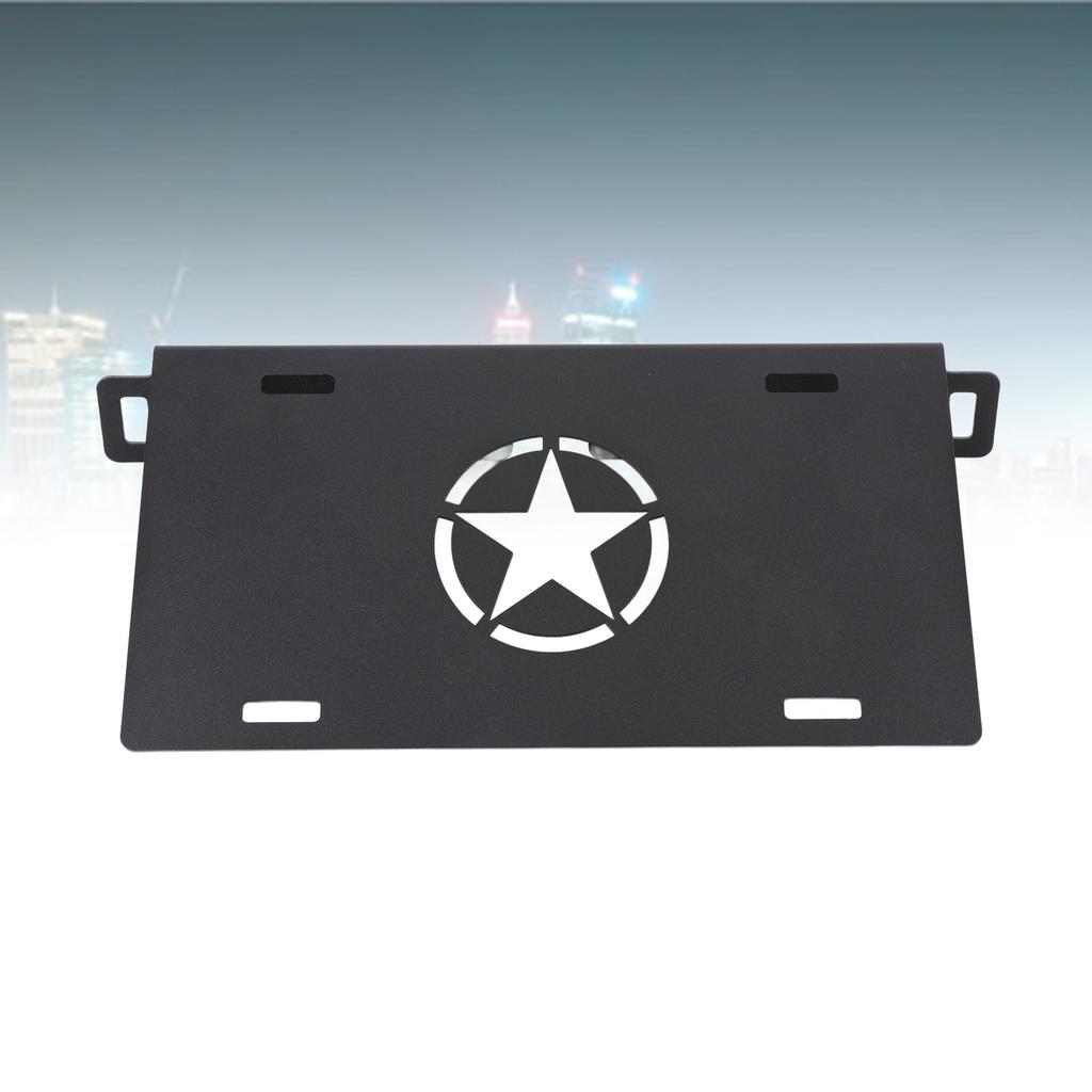 Kennzeichenhalter Aluminiumlegierung Stoßstange vorne Kennzeichenschild Rahmenhalter Ersatz für