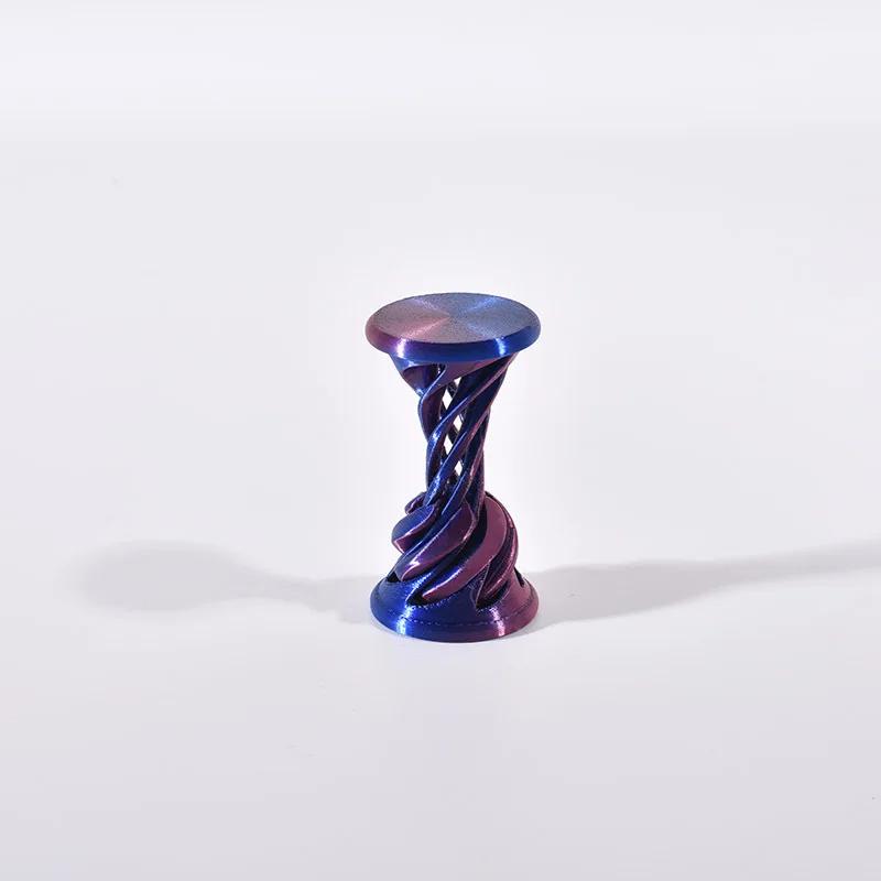3D Printing Spiral Stress Relief Toys Funny Spiral Crossing Toys Three-dimensional Ejectable Toy Offi Desktop Decor Figurine