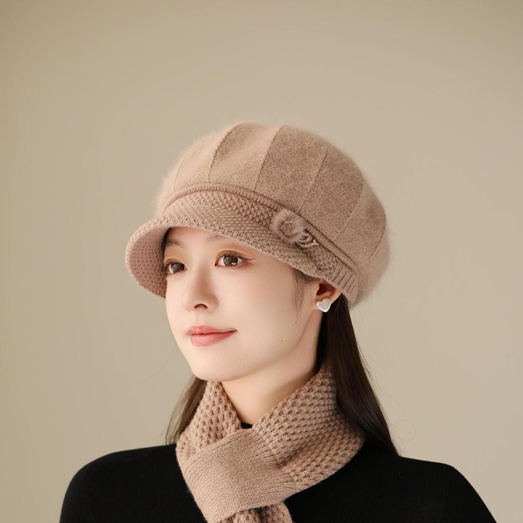 Baseball Caps for Mom and Grandma with Fleece  Cycling Warm and Cold Proof Woolen Caps for Middle Aged and Elderly People  Hats for Women In Winter