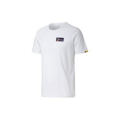 Puma X Randomevent Co-Branded Rundhals Sport-T-Shirt Unisex Oberteile Weiß 598068-02