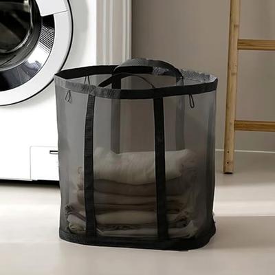 Collapsible Laundry Basket with Handles Space Saving Breathable Design Fold Flat for Easy Storage and Portable Carry