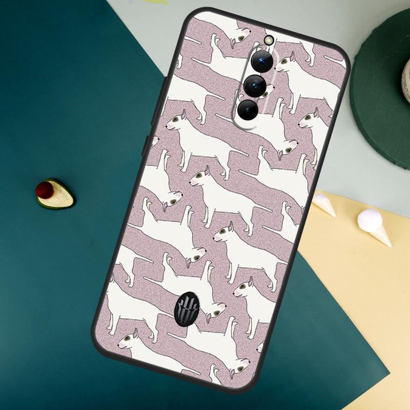 Bullterrier Bull Terrier Dog For ZTE Nubia Red Magic 8 9 8S 9S 10S Pro Plus 10 Air 6S 7S 7 Pro Red Magic 11 Pro Plus Case Red Magic 11 Pro