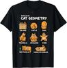 Basic Cat Geometry Cute Cat Cat Lover Cat Owner T-Shirt