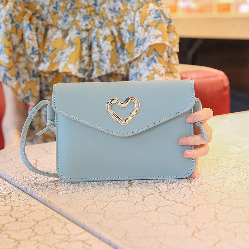 

Маленька квадратна сумка Інтернет-знаменитостей у формі серця, модна маленька свіжа сумка через плече, універсальна індивідуальність, мобільний телефон, жіноча сумка, сумка-месенджер