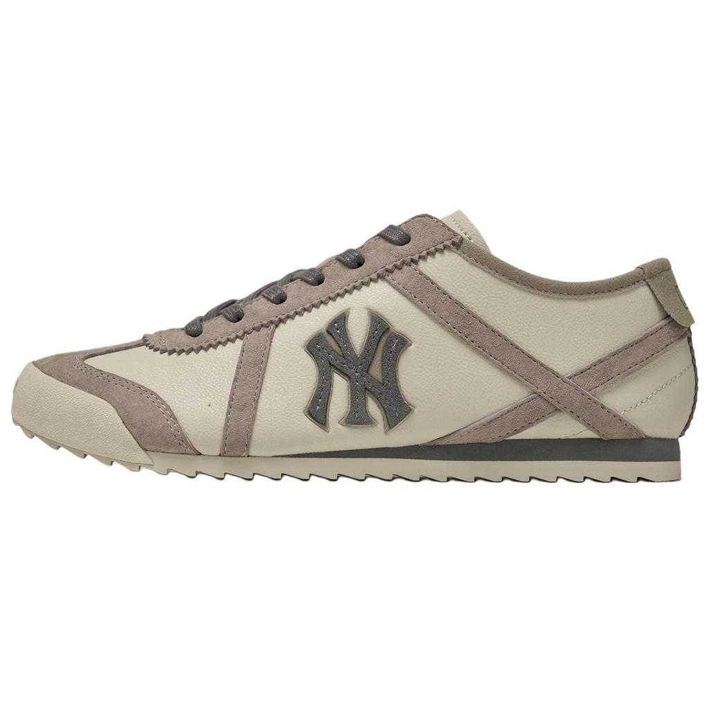 MLB New York Yankees Low top Casual Shoes Unisex Beige 3ASXEE16N-50WHS