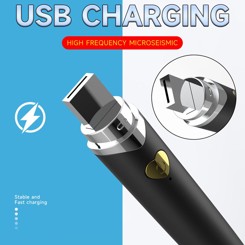 Electric Makeup Brush Vibrator for Women G Spot Vagina Nipple Orgasm Stimulator Female Masturbation AV Stick Massager Sex Toys