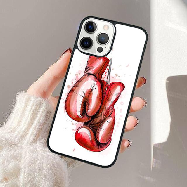 Boxing Gloves Sports Phone Case For Apple iPhone 17 Air Pro Max Plus Coque For iPhone 17 Air 14 15 16 13 12 Max Cover