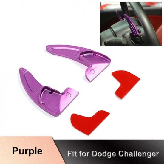 Purple Steering Wheel Shift Paddle Shifter Trim For Dodge Charger 15+Durango14+