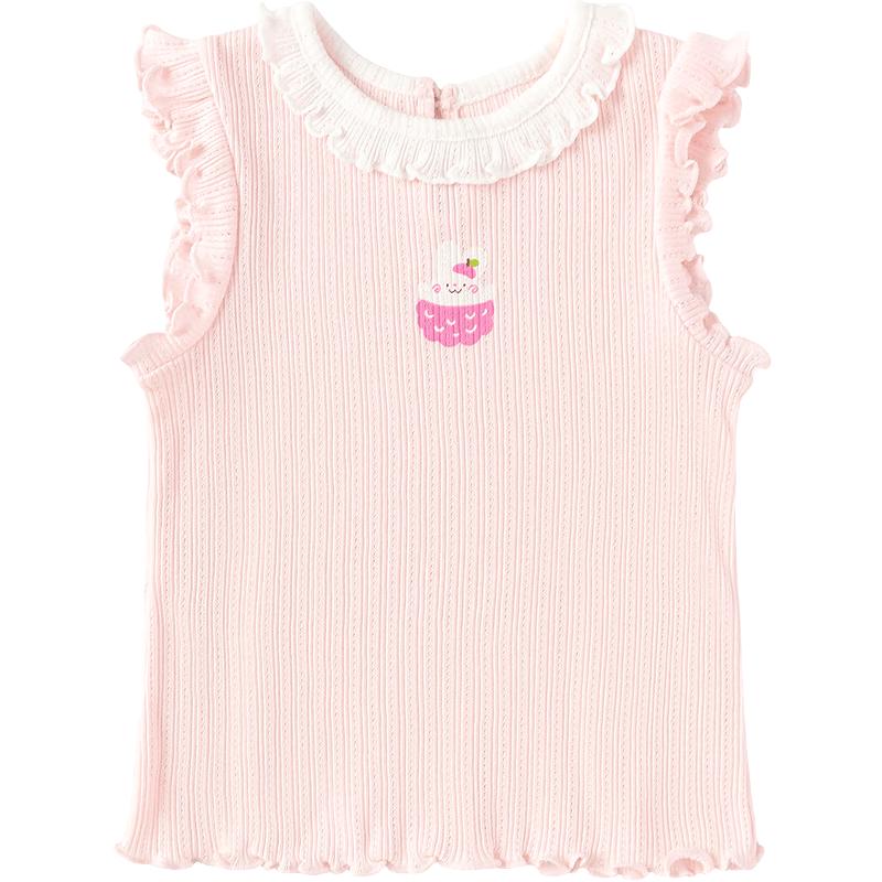 Balabala Girls' Ribbed Vest Top