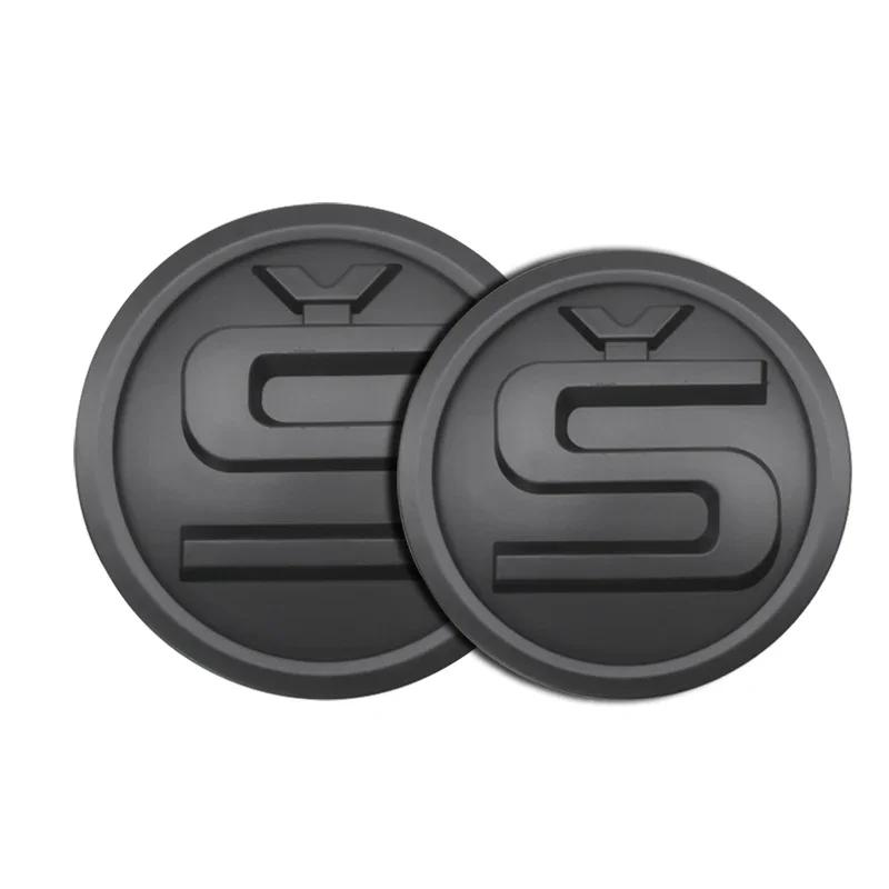 Car Sticker 2026 Hot 2pcs Car Front Hood Badge Rear Trunk Emblem Replacement Sticker For Skoda Yeti VRIS Rapid Octavia a5 a7 Kod