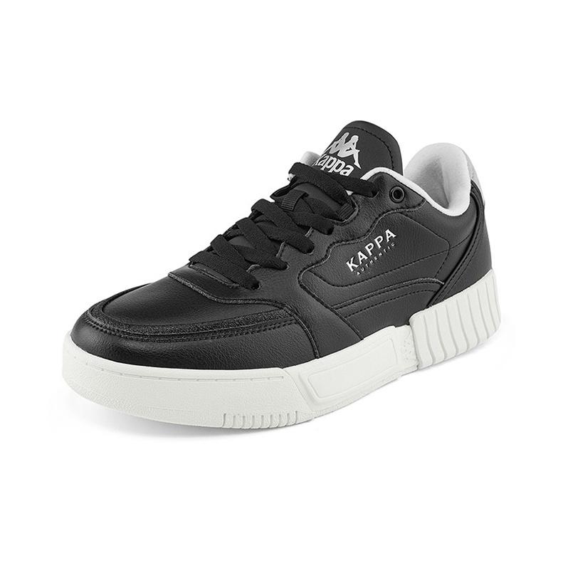 Kappa Casual Leather Low-Top Skate Shoes Unisex sneakers Black K0AZ5CC35-990
