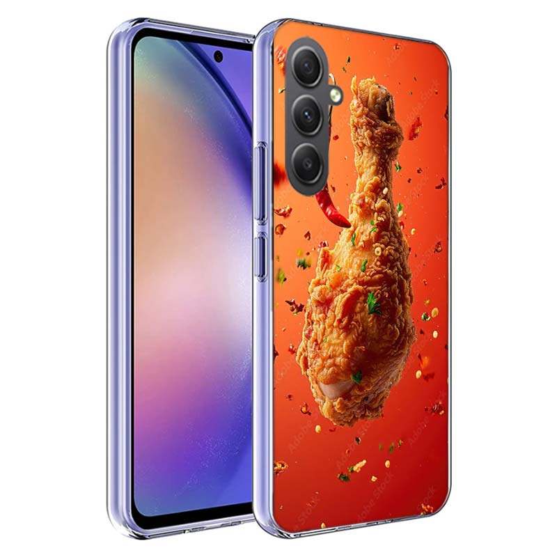 Food Fries Beer Cheese Sushi Cookie Phone Case for Samsung A17 A37 A57 A07 A16 A26 A36 A56 A06 A02S A12 A22 A32 A52S A04S A14 A2