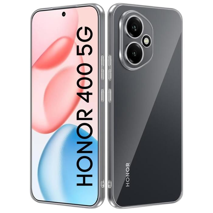 Coque pour Honor 400 5G - Phonillico® - Silicone Gel TPU - Ultra Mince - Transparent - Souple