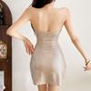 European & American Style Full Diamond Halter Neck Bodycon Dress - Autumn Fashion 2026 Sexy Tight Skirt