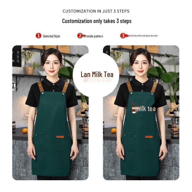 Waterproof Oil-Proof Logo Apron for Catering, Baking & Work