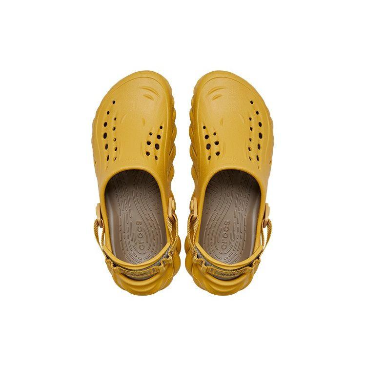 Crocs Unisex Desert Yellow EVA Round Toe Outdoor Breathable Clogs 207937-76A