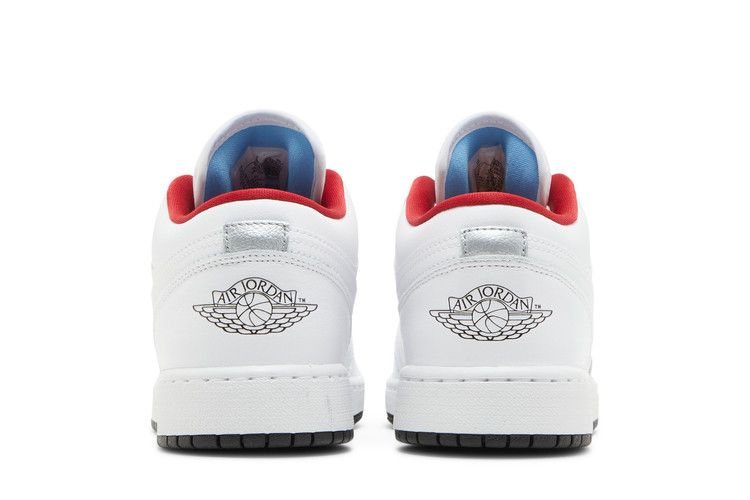Air Jordan 1 Low GS 'White Gym Red'