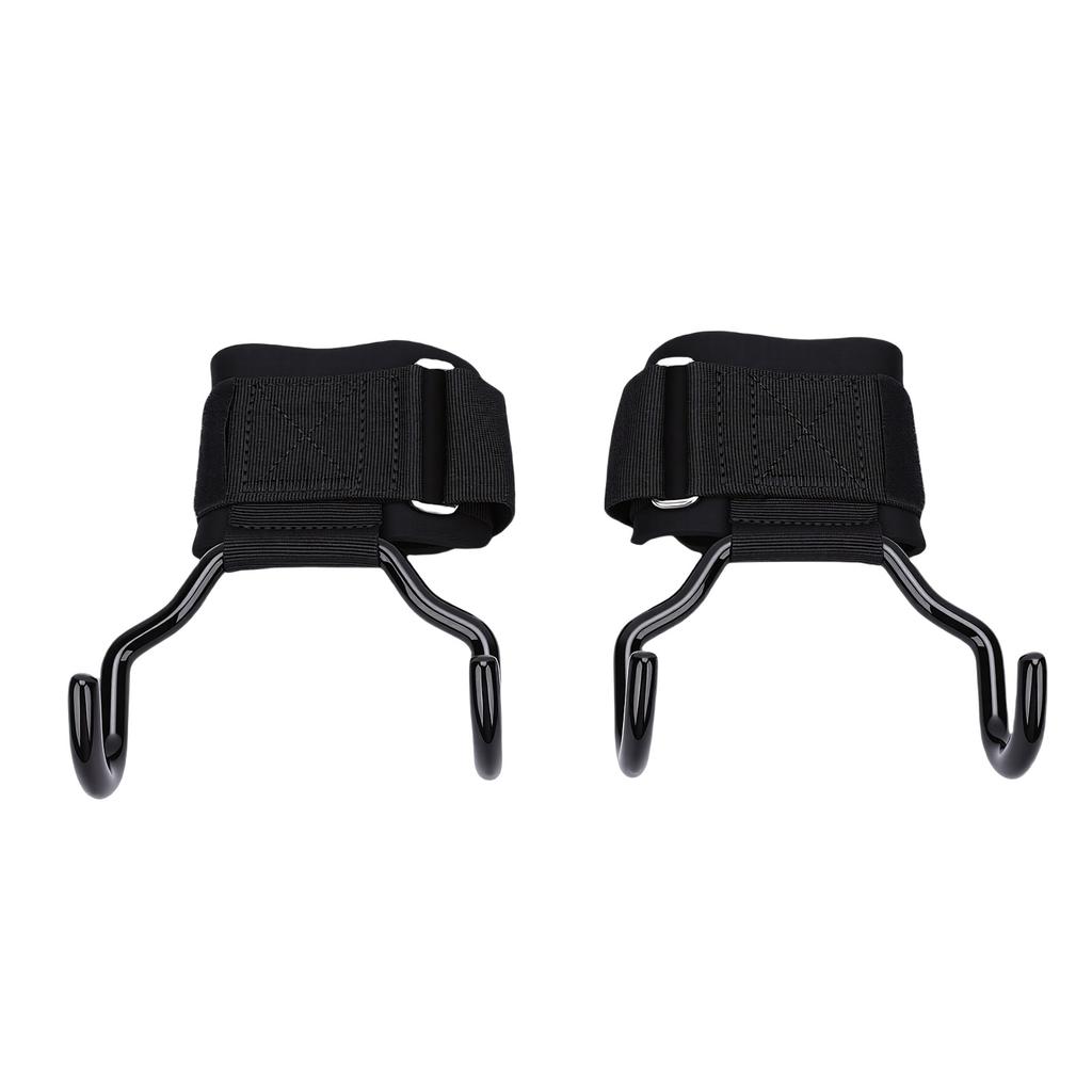 1 Pair Weight Lifting Hooks Adjustable Men Women Wrist Strap Multi Functional for Gym Pull Ups Deadlifts Strength