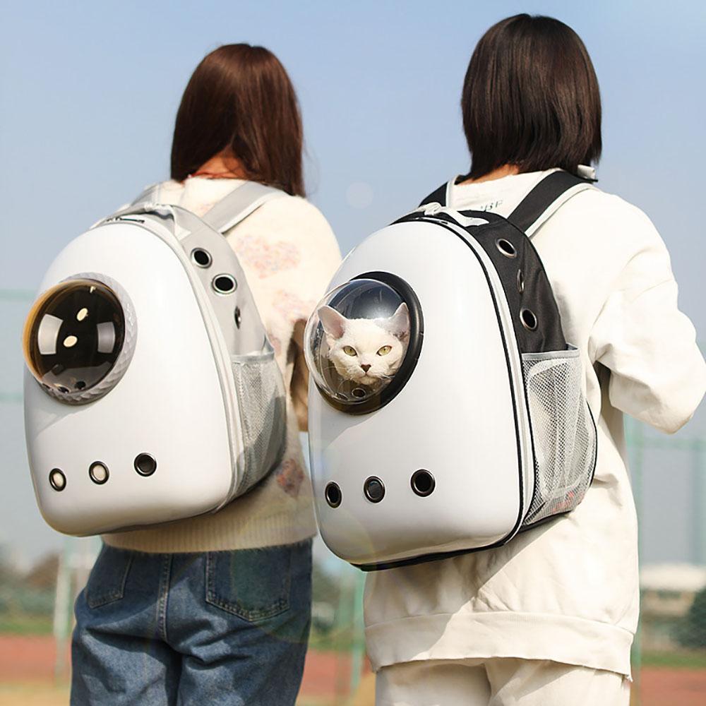 Space Capsule Pet Portable Backpack Breathable Cat Bag Pet Handbag Outdoor Travel Cat Backpack Capsule Dog Cat Strap Bag