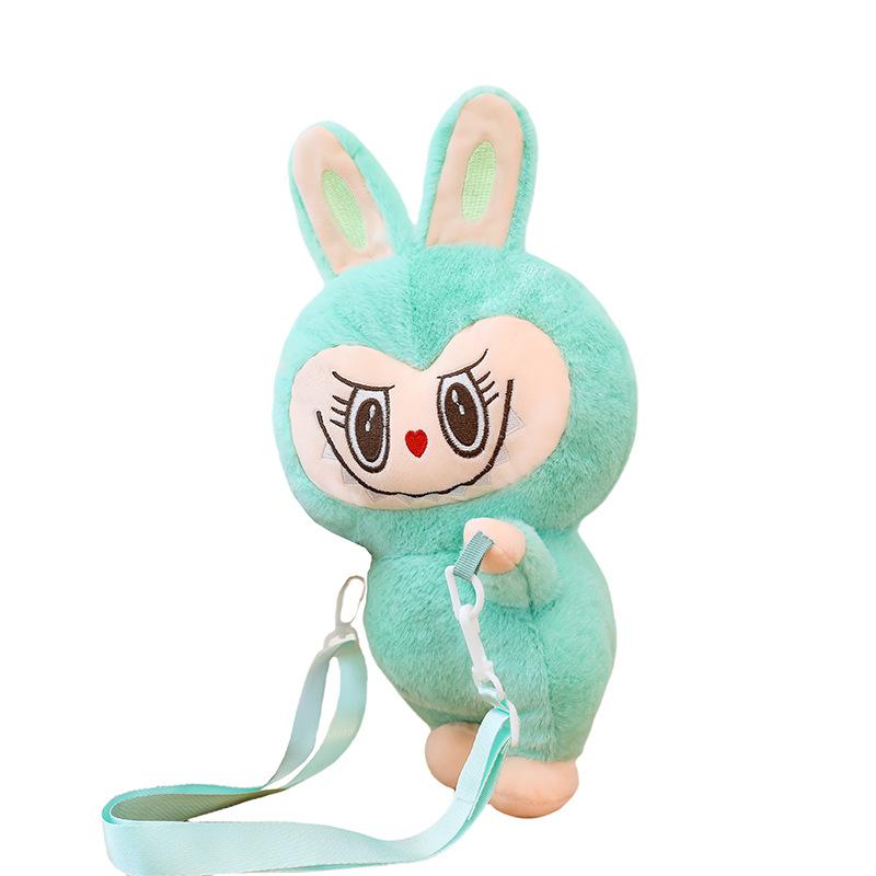 Cartoon Party Rag Doll Bag Soft Girl Daily Versatile Messenger Bag Plush Rabbit Doll Bag