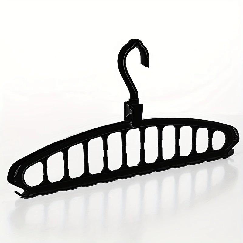 Closet Organizer Space Saving Hangers for Storage Plastic Clothes Hanger Collapsible Hanger Holder Stacker,College Dorm Apartment Essential,2 Pack