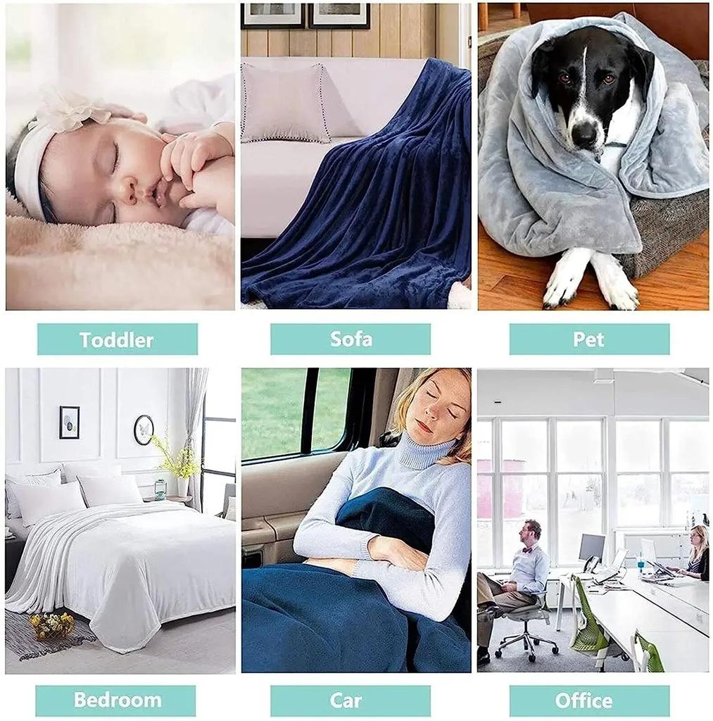 3d Print Blanket Puppy Dogs Cute Animals Throw Blanket Ultra Soft Warm All Season Cartoon Pets Decorative Fleece Quilt