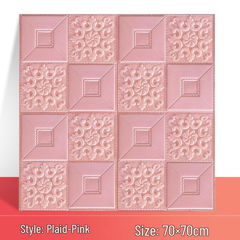 3D Waterproof Self-Adhesive Bedroom Wallpaper for Home Decoration