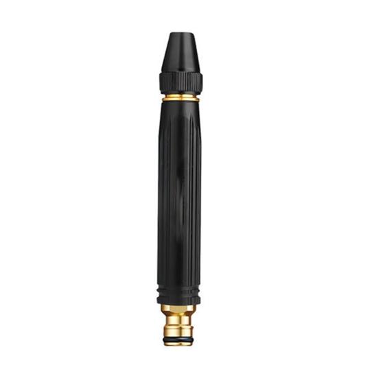 Adjustable Hose Nozzle, High-Pressure Booster Nozzle, Rust-Proof Garden Hose Sprayer for Car Wash Lawn Patio Cleaning 1