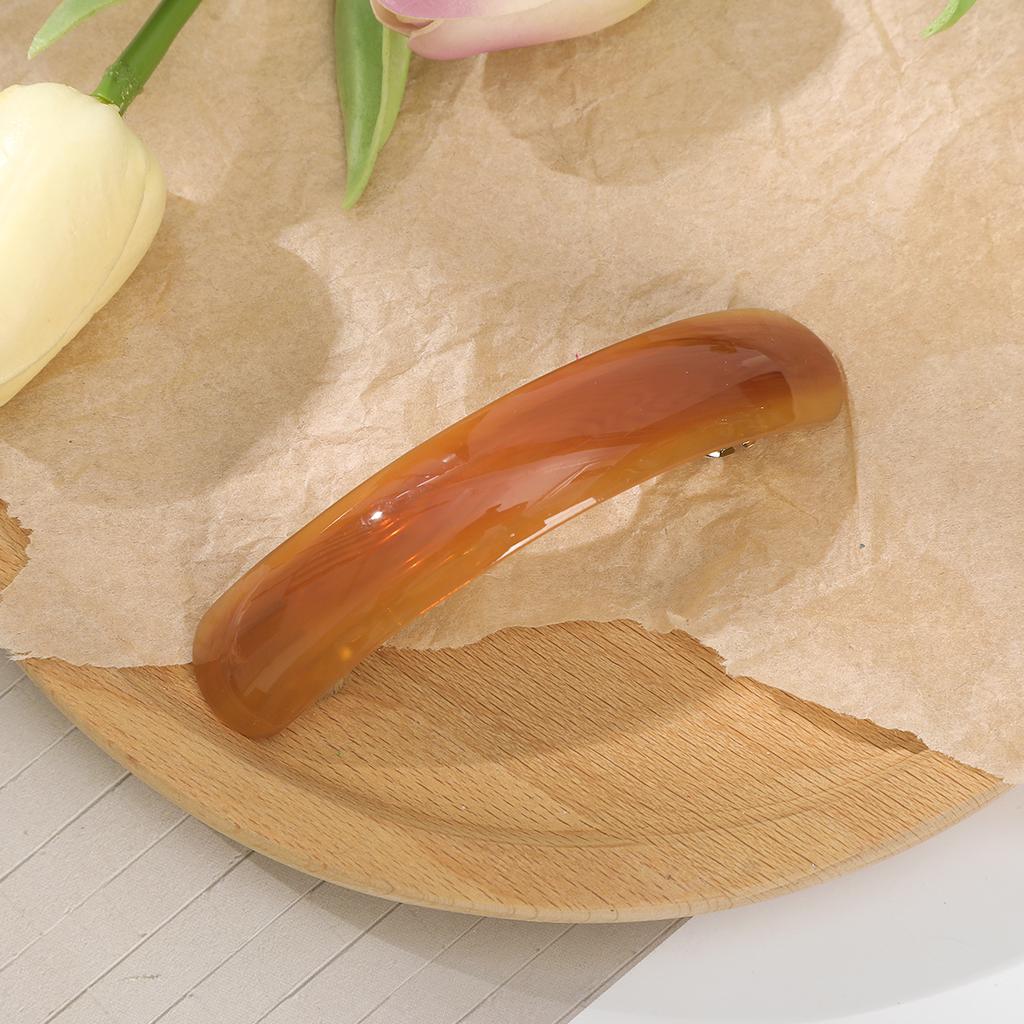 AWAYTR Vintage  Amber Leopard Duckbill Hairpin Plastic Hair Clips Valentine Headwear Girl Hair Accessories Festival Gift