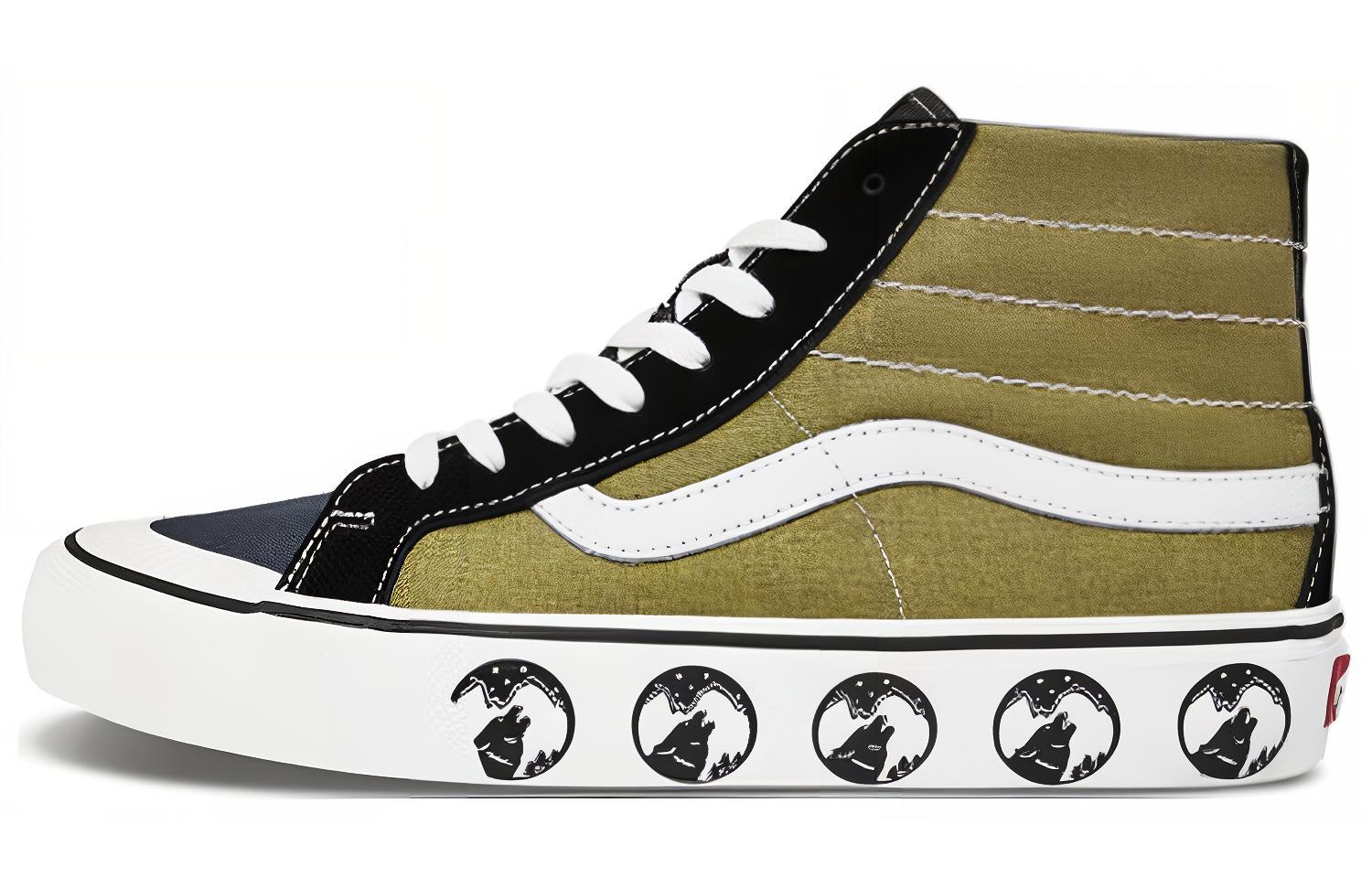 Vans SK8 Hi 138 Decon Sf  Black Green  VN0A3MV1K0G 37