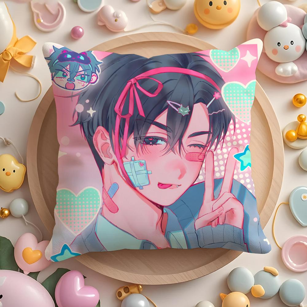 Alien Anime S-Stage Cushion Cover Home & Car Multi-Scene Pillow Cover - Reversible, Soft & Durable for Daily Use