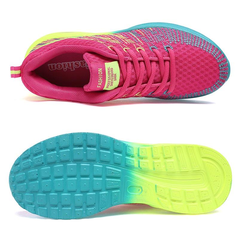 Womens Outdoor Sport Damping Soft Air Cushion Brand Running Shoes Breathable Air Mesh Sneakers