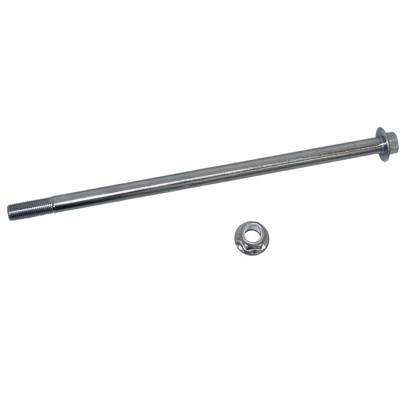 Motorcycle Wheel Axle 12mm/15MM/17mm for Honda Yamaha Suzuki Loncin KTM Lifan 100cc-600cc Length of 210mm-305mm Axle With Nut