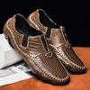 39-46 Mode Herr Casual Läderskor Loafers Moccasins Platt Körskor