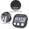 1PC Timer da Cucina Digitale LCD Magnetico Cottura Grande Conto Alla Rovescia Su Chiaro Allarme Forte Stonego Accessori per Casa e Cucina