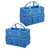 Craft Organizer Bag 10 Pockets Oxford Fabric Spacious Arts and Crafts Storage Teacher Stationery Sewing Gardening Tool