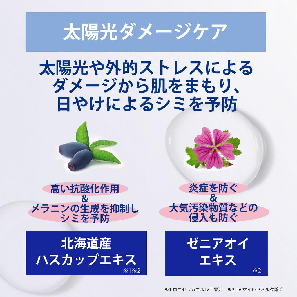 Sekkisei Clear Wellness UV Essence Milk 50mL Sunscreen SPF 50+ / PA ++++ For Face and Body, Super Waterproof