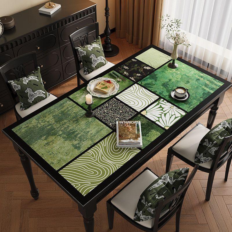 Chinese Style Absorbent Tablecloth, Non-slip Diatomaceous Earth Desktop Mat, New Classic Wear-resistant Cuttable Mat