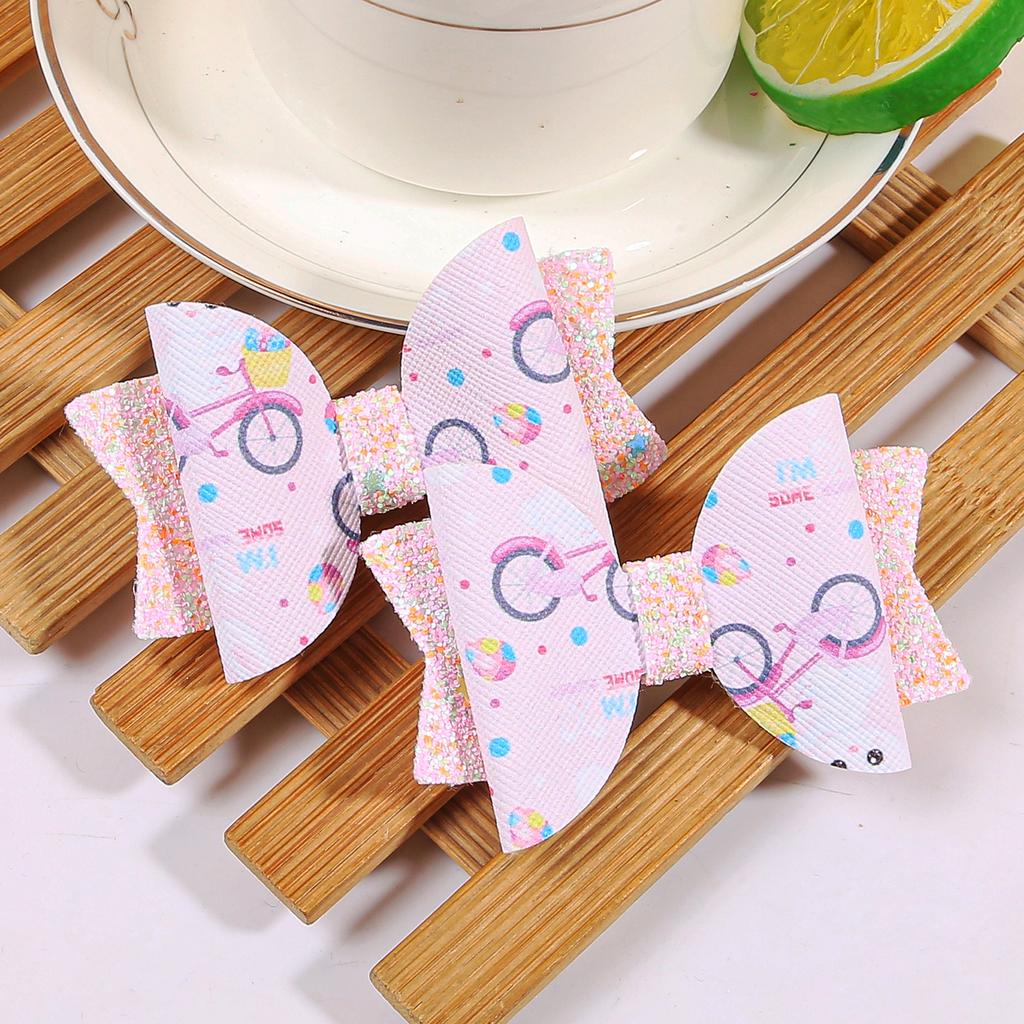 10Pcs/Set New Solid Ribbon Bowknot Hair Clips For Cute Baby Girls Handmade Bows Hairpin Barrettes Headwear Kids Hair Accessories