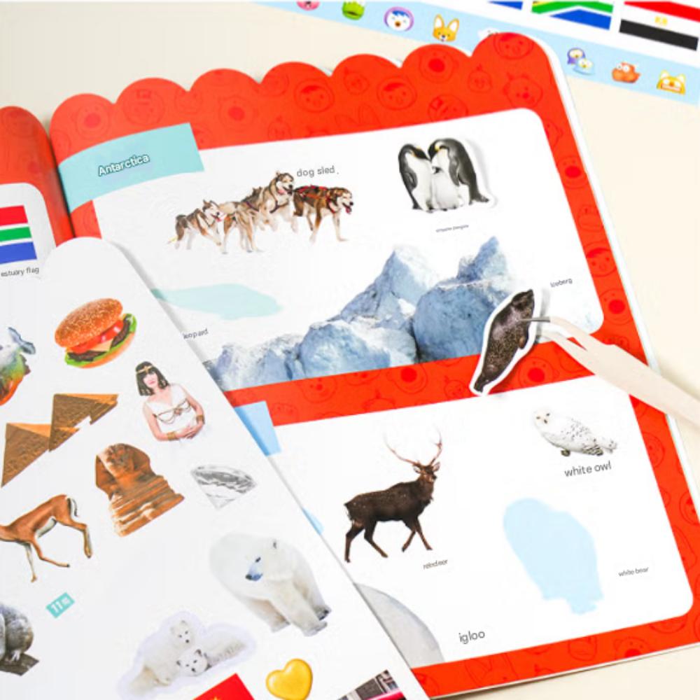 Pororo Sticker Playbook: National Flag (Gonfalon)