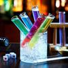6-12 Pezzi Provette Bicchiere da Shot Rack in Legno per Provette Set Creativo di Bicchieri da Cocktail Accessori per Bar Feste