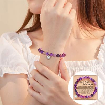 Bracelet For Women Anxiety Crystal Bracelet Chakra Beaded Bracelets And Stones Bracelet Calming Stretch Bracelet Stress Relief Gifts For Women