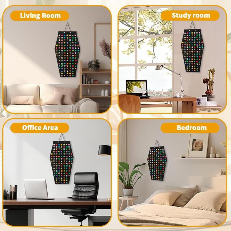 Wall Mounted Jewelry Bag Jewelry Display Felt Earrings Storage Bag Necklace Ring Jewelry Organizer Packaging