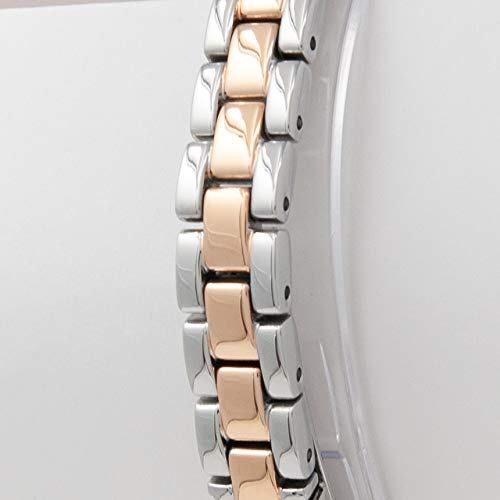 THE CLOCK HOUSE Women's Solar Watch, Business Casual, LBC1007-WH3A